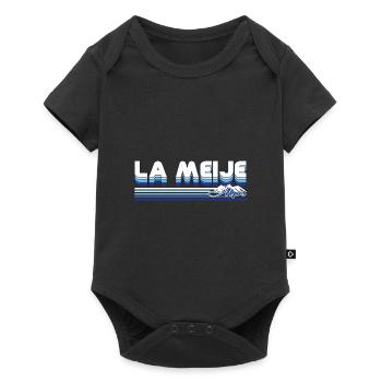 La Meije – Wild heart of the Dauphiné Alps - Baby Premium short-sleeve bodysuit - black - Front