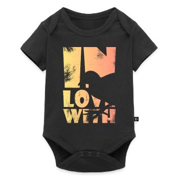 Quail Coot Love - Baby Premium short-sleeve bodysuit - black - Front