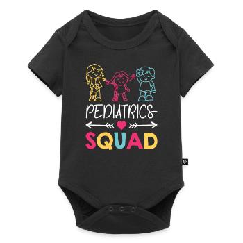 Pédiatrie Escouade Infirmière Soins Médicaux Enfants Cadeau - Body à manches courtes Premium Bébé - noir - Devant
