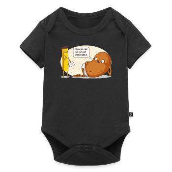 Potato - Baby Premium short-sleeve bodysuit - black - Front