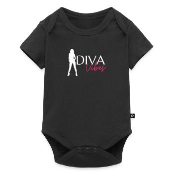 Diva Vibes - Mindset - Body à manches courtes Premium Bébé - noir - Devant
