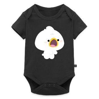 Nourrir l’amour des canards Partie 2 - Body à manches courtes Premium Bébé - noir - Devant