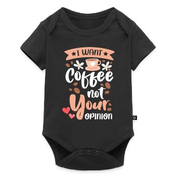 Coffee lovers Energy Espresso Drink - Baby Premium short-sleeve bodysuit - black - Front