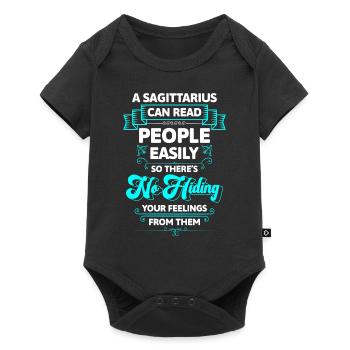 Sternzeichen Astrologie Energie - Baby Premium Kurzarmbody - Schwarz - Vorne