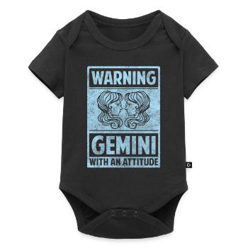 Zodiac Horoscope May Ascendant - Baby Premium short-sleeve bodysuit - black - Front