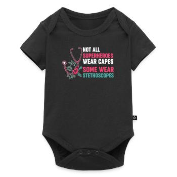Cardiologist Humor Cardiology Nurse - Baby Premium short-sleeve bodysuit - black - Front