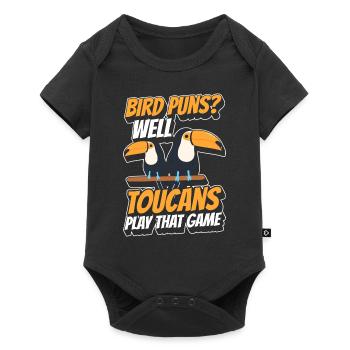 Toucan Tropics - Baby Premium short-sleeve bodysuit - black - Front