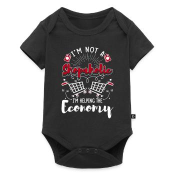Shopping Woman Shopping Queen Money - Baby Premium short-sleeve bodysuit - black - Front