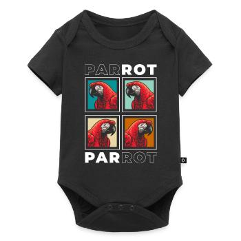 Ara Flying Tropics - Body à manches courtes Premium Bébé - noir - Devant