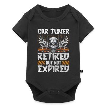 Car Engine Classic - Baby Premium short-sleeve bodysuit - black - Front