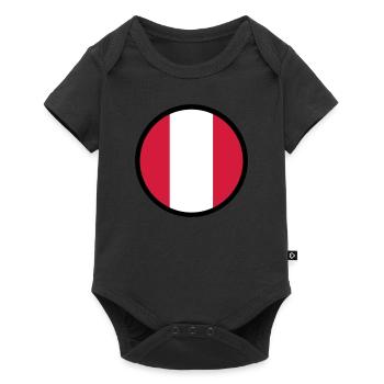 Under The Sign Of Peru - Baby Premium short-sleeve bodysuit - black - Front