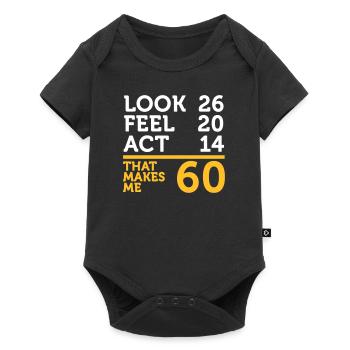 I Am 60 Years Old,But I Can Still Climb! - Baby Premium short-sleeve bodysuit - black - Front