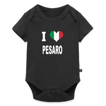 J'aime l'Italie PESARO - Body à manches courtes Premium Bébé - noir - Devant