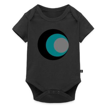 circles - Baby Premium short-sleeve bodysuit - black - Front