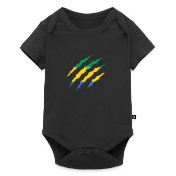 Claw Klaue Laender Gabun png - Baby Premium Kurzarmbody - Schwarz - Vorne
