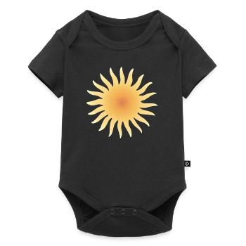 sunshine - Baby Premium short-sleeve bodysuit - black - Front
