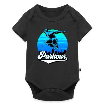 Parkour Freerunner Traceur Le Parcourshirt - Body à manches courtes Premium Bébé - noir - Devant