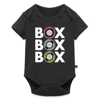 Box Box Box Grand Prix Tyre Compound White Design - Baby Premium short-sleeve bodysuit - black - Front