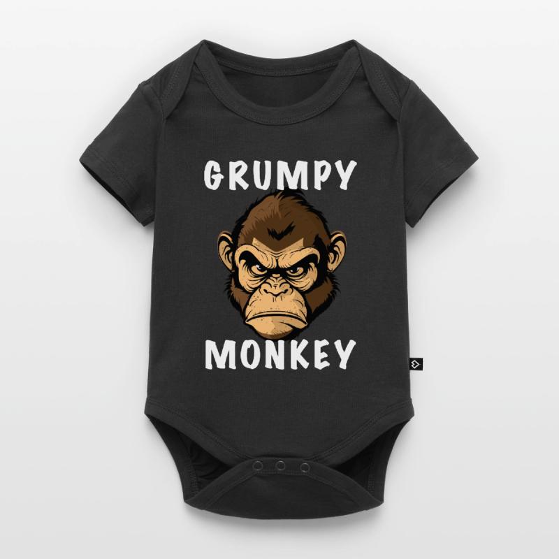 GRUMPY MONKEY Baby Premium short-sleeve bodysuit