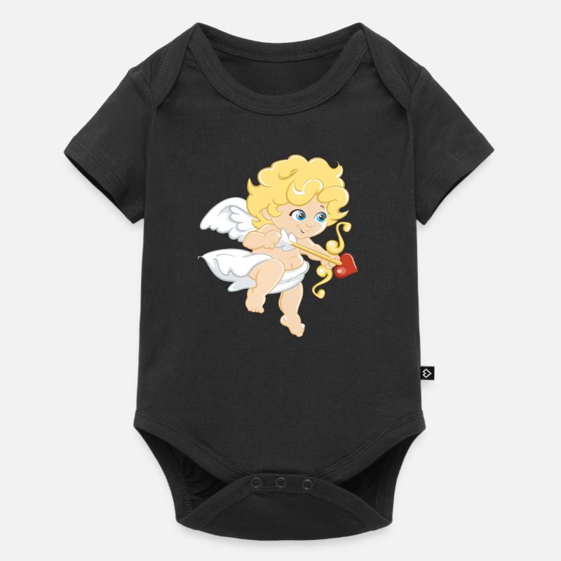 cupid - Baby Premium short-sleeve bodysuit - black