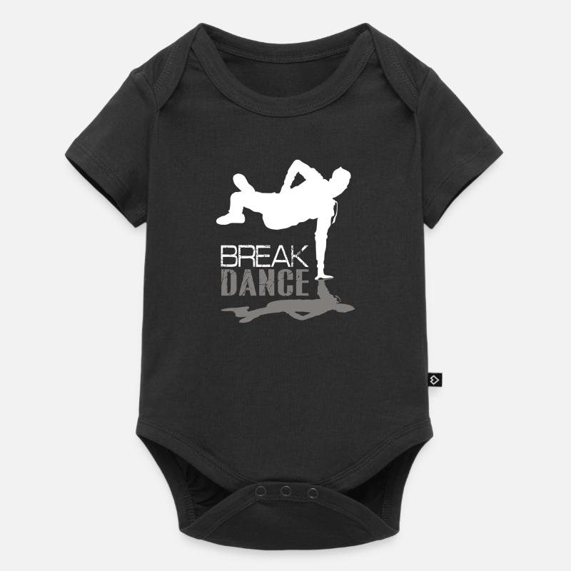 Breakdance - Baby Premium Kurzarmbody - Schwarz