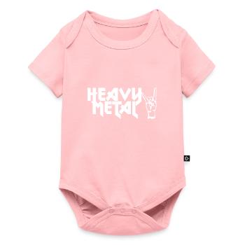 Heavy Metal - Body à manches courtes Premium Bébé - rose - Devant
