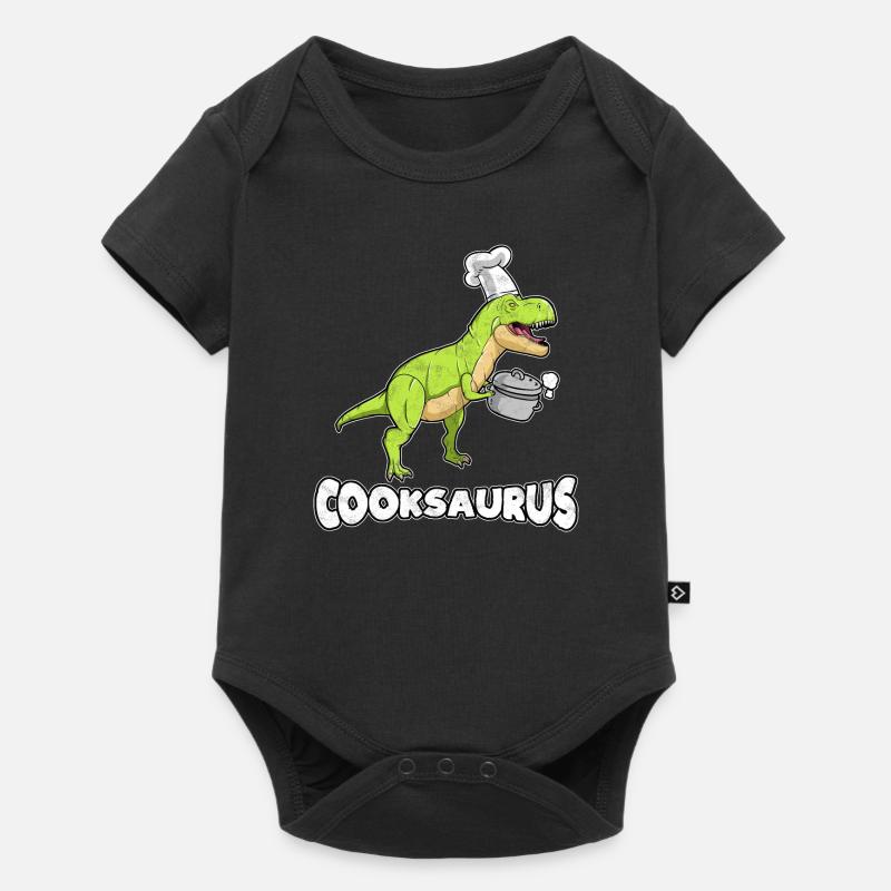 Koch Dinosaurier - Baby Premium Kurzarmbody - Schwarz