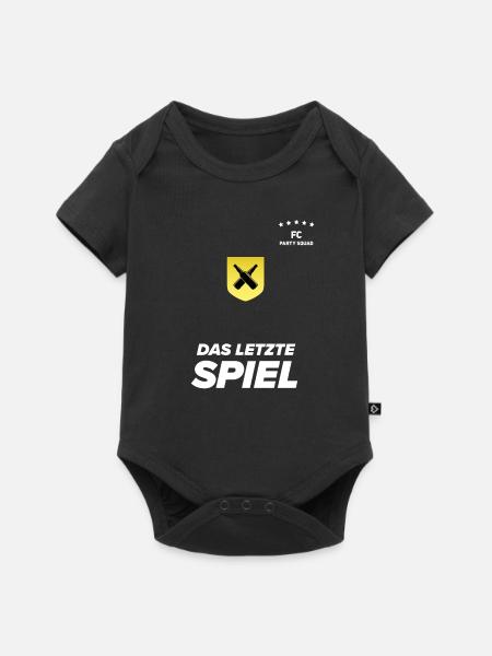 junggesellenabschied fußball bräutigam team trikot - Baby Premium Kurzarmbody - Schwarz