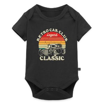 Retro Car Club Legend Classic - Baby Premium short-sleeve bodysuit - black - Front