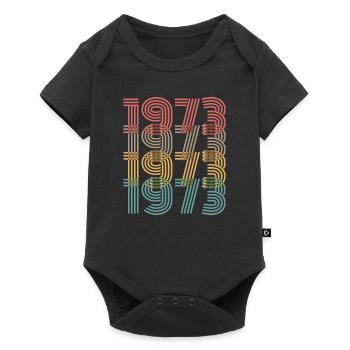 Legendär seit 1973 - Baby Premium Kurzarmbody - Schwarz - Vorne