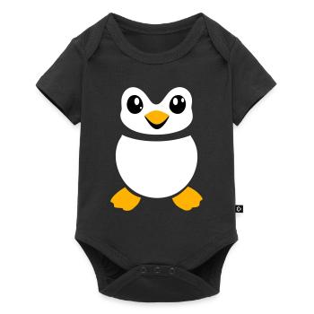 Penguin Costume Animal Carnival Carnival Funny Cute - Baby Premium short-sleeve bodysuit - black - Front