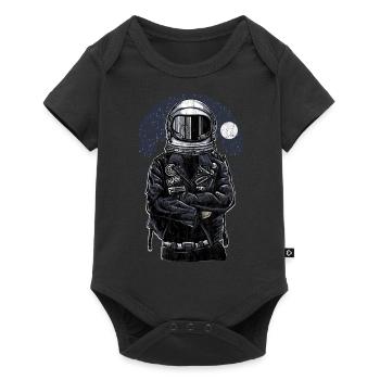 ASTRONAUTE REBEL - L'astronaute drôle cadeau - Body à manches courtes Premium Bébé - noir - Devant