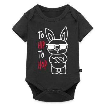 To Hip To Hop Easter - Baby Premium short-sleeve bodysuit - black - Front