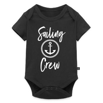 Sailing crew - Baby Premium short-sleeve bodysuit - black - Front