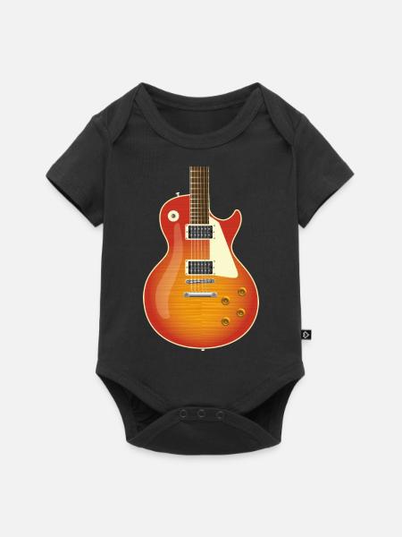 Les Paul - Baby Premium Kurzarmbody - Schwarz