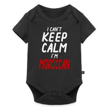 Keep Calm I´m Morrocan - Baby Premium short-sleeve bodysuit - black - Front