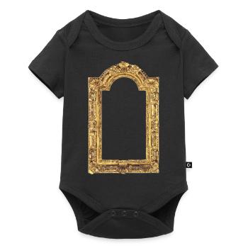 Golden Picture Frame - Baby Premium short-sleeve bodysuit - black - Front