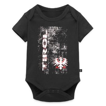 Tyrol - Baby Premium short-sleeve bodysuit - black - Front