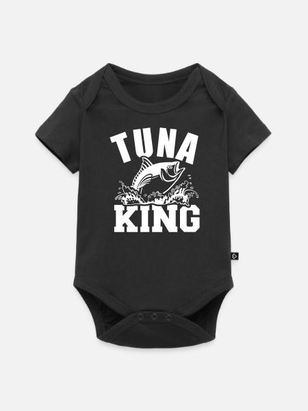 Thunfisch - Baby Premium Kurzarmbody - Schwarz