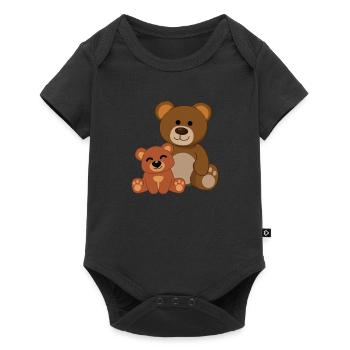Teddy Teddy Bear Bear Teddy Bear Teddy Bear Comic - Baby Premium short-sleeve bodysuit - black - Front