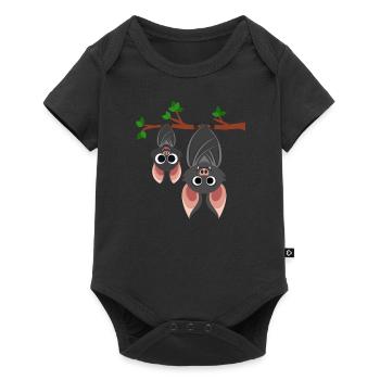 Bat Bats Night Bloodsucker Vampire - Baby Premium short-sleeve bodysuit - black - Front