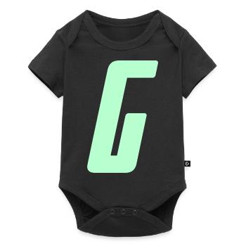G - Baby Premium short-sleeve bodysuit - black - Front