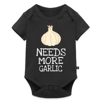 Needs More Garlic Gift Cook Cook - Baby Premium short-sleeve bodysuit - black - Front