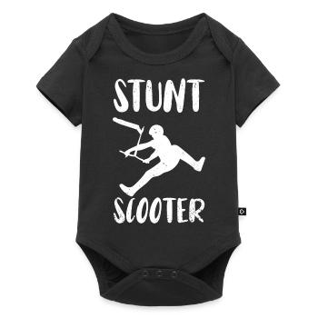 Stuntscooter Scooter Pedal Scooter - Baby Premium short-sleeve bodysuit - black - Front