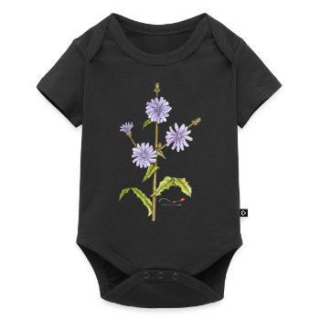 Chicory - Baby Premium short-sleeve bodysuit - black - Front