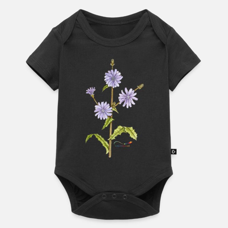 Chicorée - Body à manches courtes Premium Bébé - noir