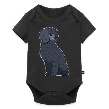 Caniche Chien Nain Caniche Jouet Caniche Petit Caniche Chiot Chiot - Body à manches courtes Premium Bébé - noir - Devant