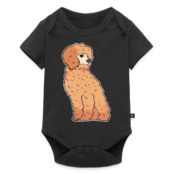 Poodle - Baby Premium short-sleeve bodysuit - black - Front