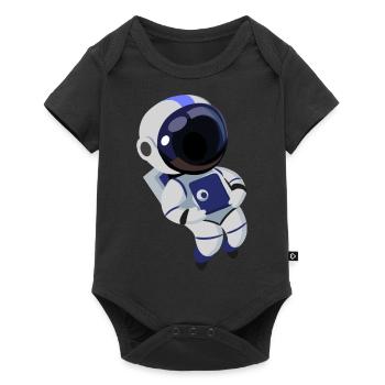 Astronaute - Body à manches courtes Premium Bébé - noir - Devant