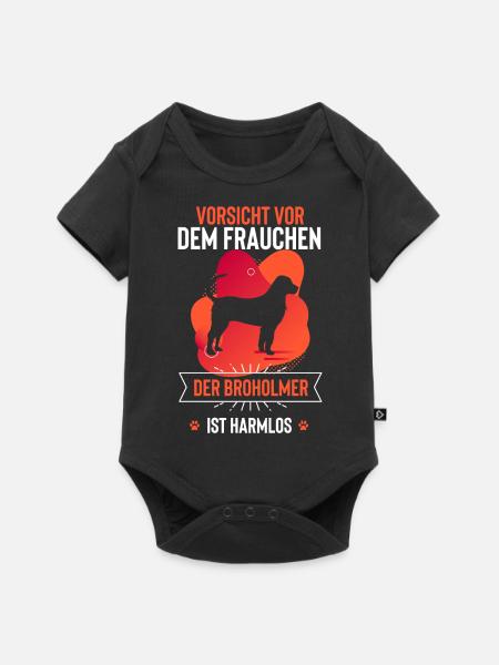Broholmer - Baby Premium Kurzarmbody - Schwarz